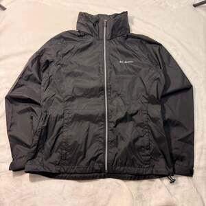 Columbia Women's Black Switchback III Packable Rain Jacket Size L